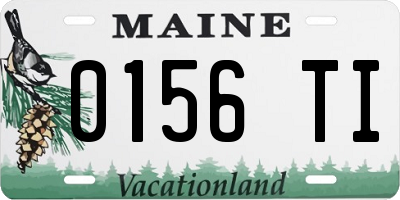 ME license plate 0156TI