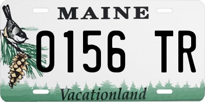 ME license plate 0156TR