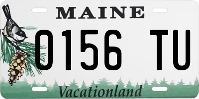 ME license plate 0156TU