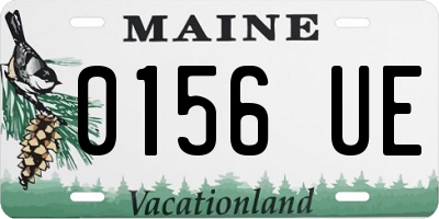 ME license plate 0156UE