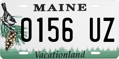 ME license plate 0156UZ