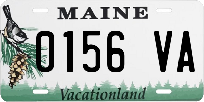 ME license plate 0156VA