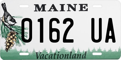 ME license plate 0162UA
