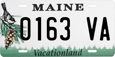 ME license plate 0163VA