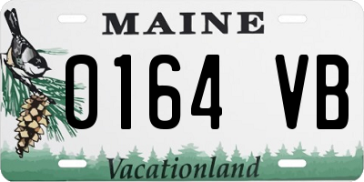 ME license plate 0164VB