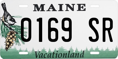 ME license plate 0169SR