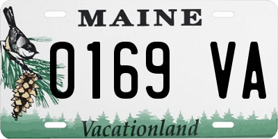 ME license plate 0169VA