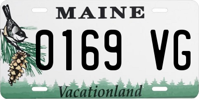 ME license plate 0169VG