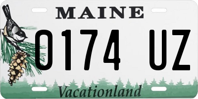 ME license plate 0174UZ