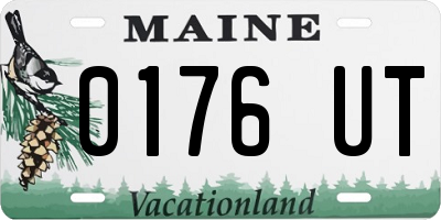 ME license plate 0176UT