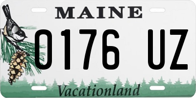 ME license plate 0176UZ