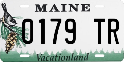 ME license plate 0179TR