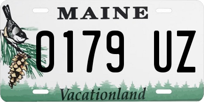 ME license plate 0179UZ