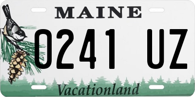 ME license plate 0241UZ