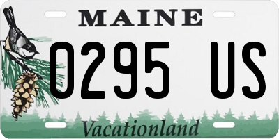 ME license plate 0295US