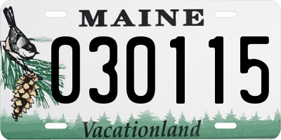 ME license plate 030115