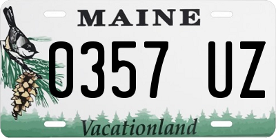 ME license plate 0357UZ