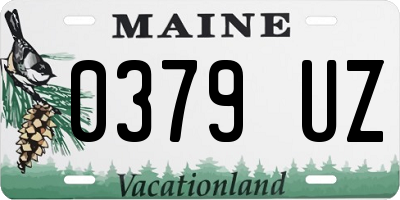 ME license plate 0379UZ