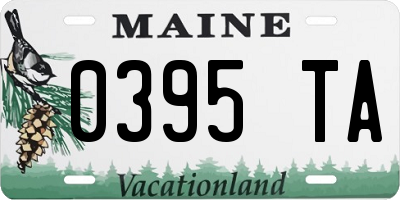 ME license plate 0395TA