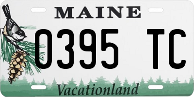 ME license plate 0395TC