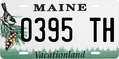 ME license plate 0395TH