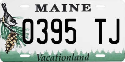 ME license plate 0395TJ
