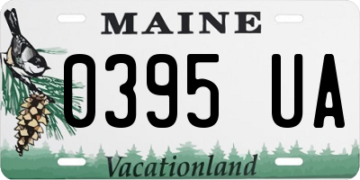 ME license plate 0395UA