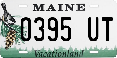 ME license plate 0395UT