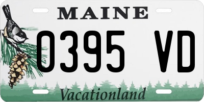 ME license plate 0395VD