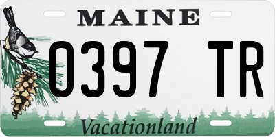ME license plate 0397TR