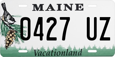 ME license plate 0427UZ