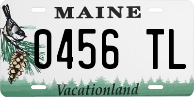 ME license plate 0456TL