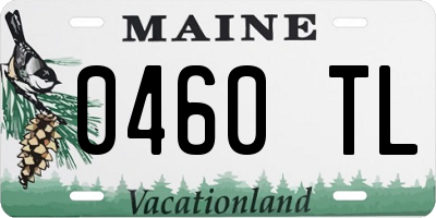 ME license plate 0460TL