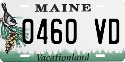 ME license plate 0460VD