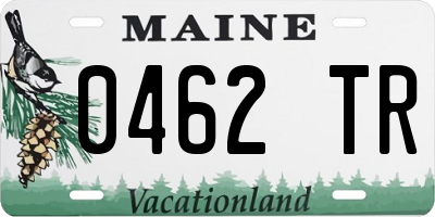 ME license plate 0462TR