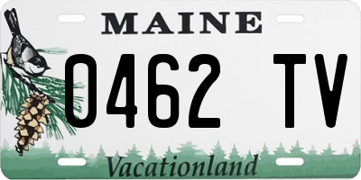 ME license plate 0462TV