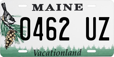 ME license plate 0462UZ