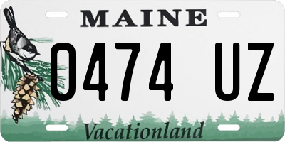 ME license plate 0474UZ