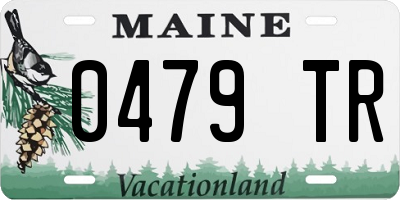 ME license plate 0479TR