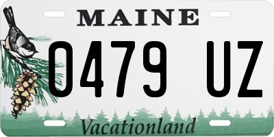 ME license plate 0479UZ