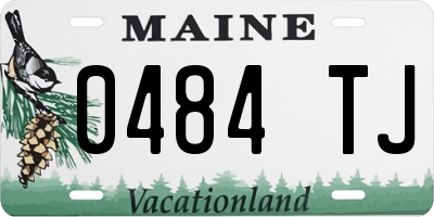 ME license plate 0484TJ