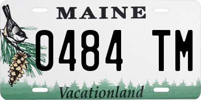 ME license plate 0484TM