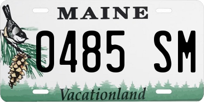 ME license plate 0485SM