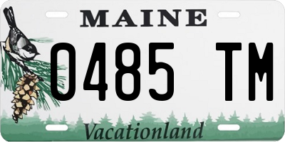 ME license plate 0485TM
