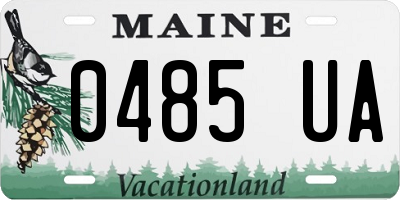 ME license plate 0485UA