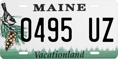 ME license plate 0495UZ