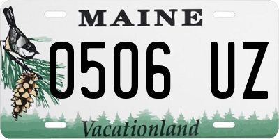 ME license plate 0506UZ