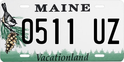 ME license plate 0511UZ