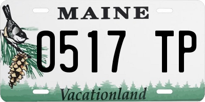 ME license plate 0517TP