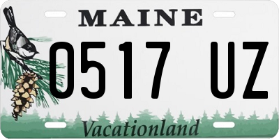 ME license plate 0517UZ